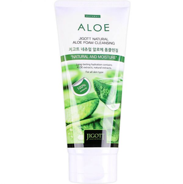 Natural ALOE Foam Cleansing Aloe Jigott 180 ml